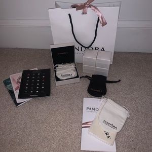 Pandora bag, large box, small boxes, baggies, etc